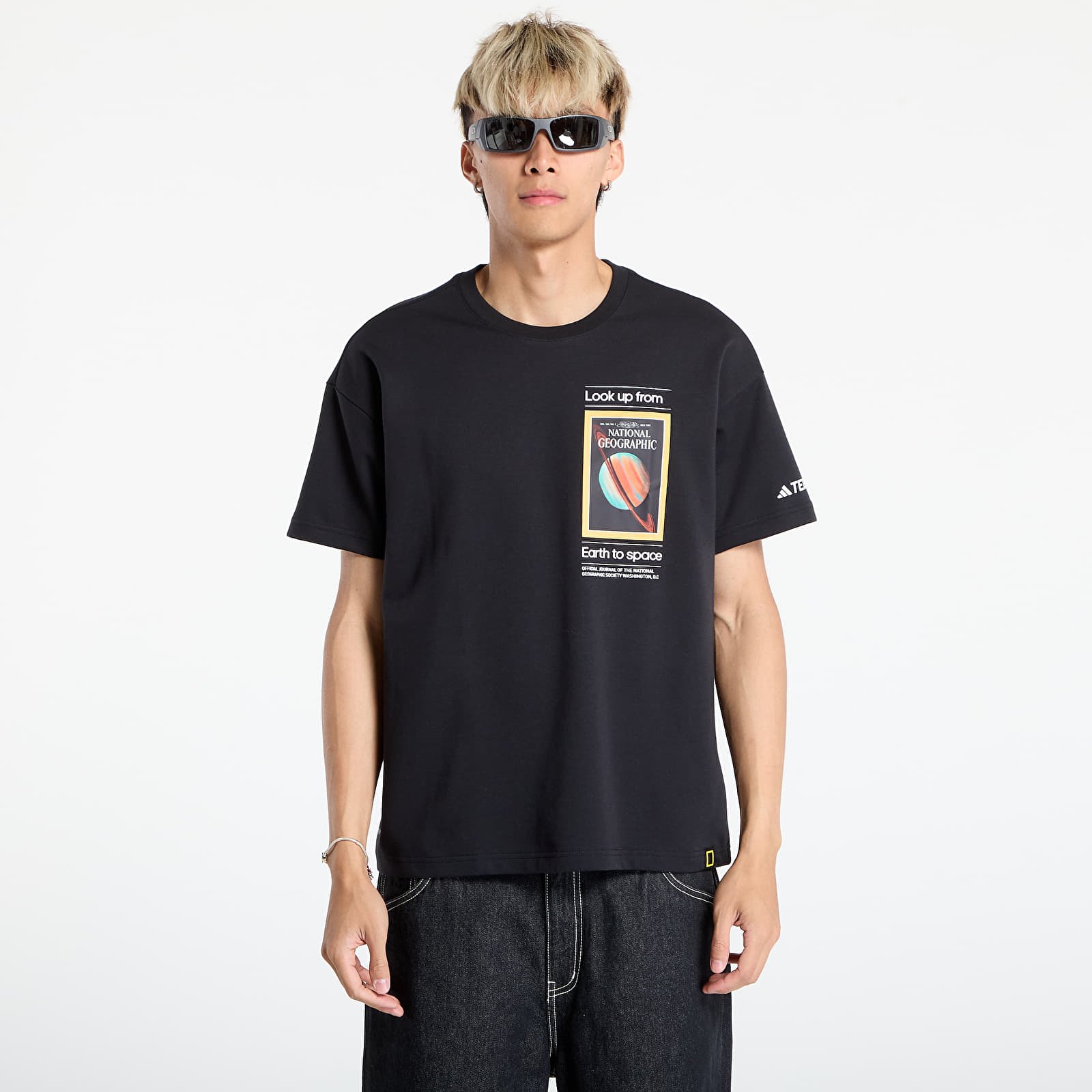T-Shirts adidas National Geographic UF AEROREADY Graphic T-shirt Black/ Dark Brown/ Clear Onix