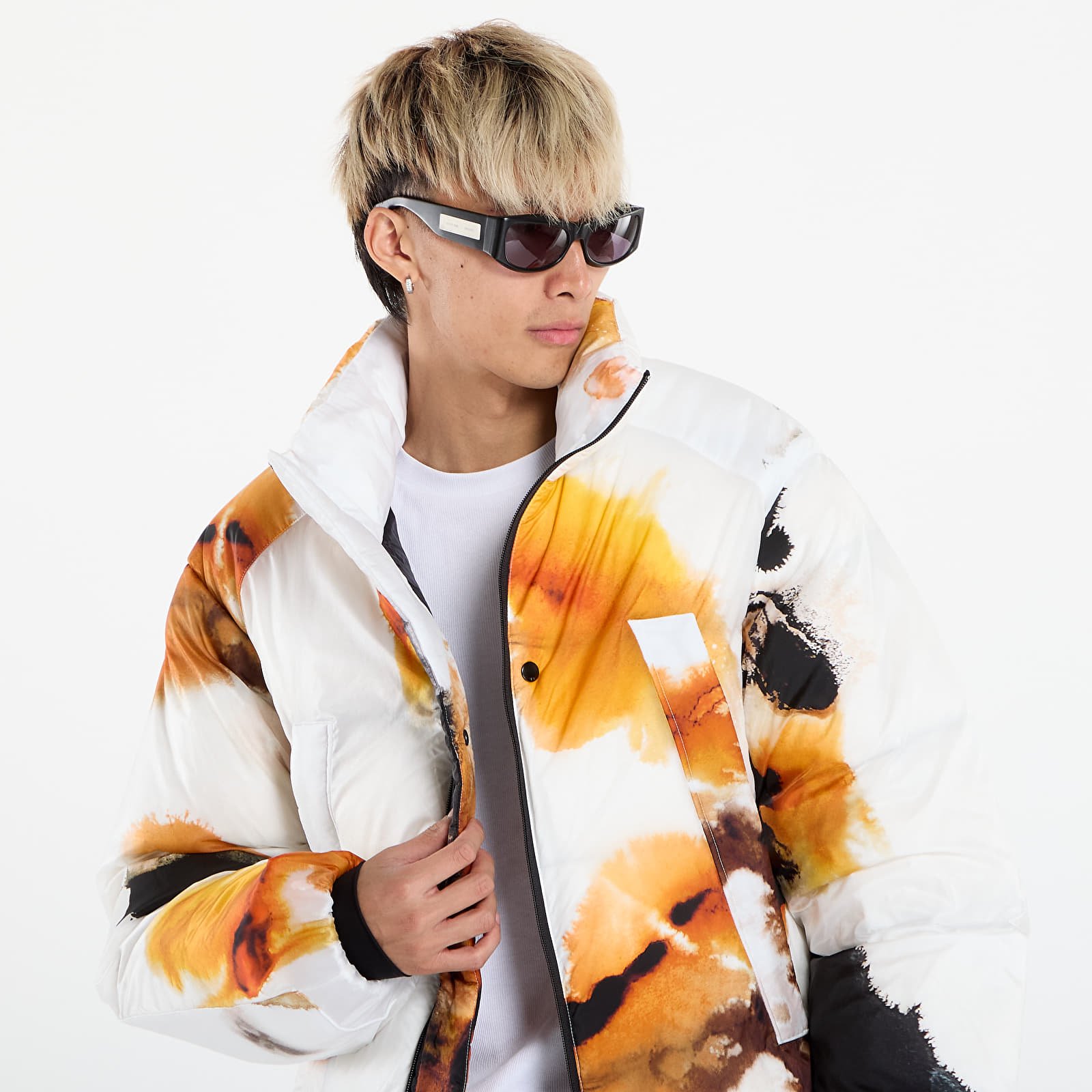 Puffer-jakker Y-3 M Aop Puff Jacket Multicolor