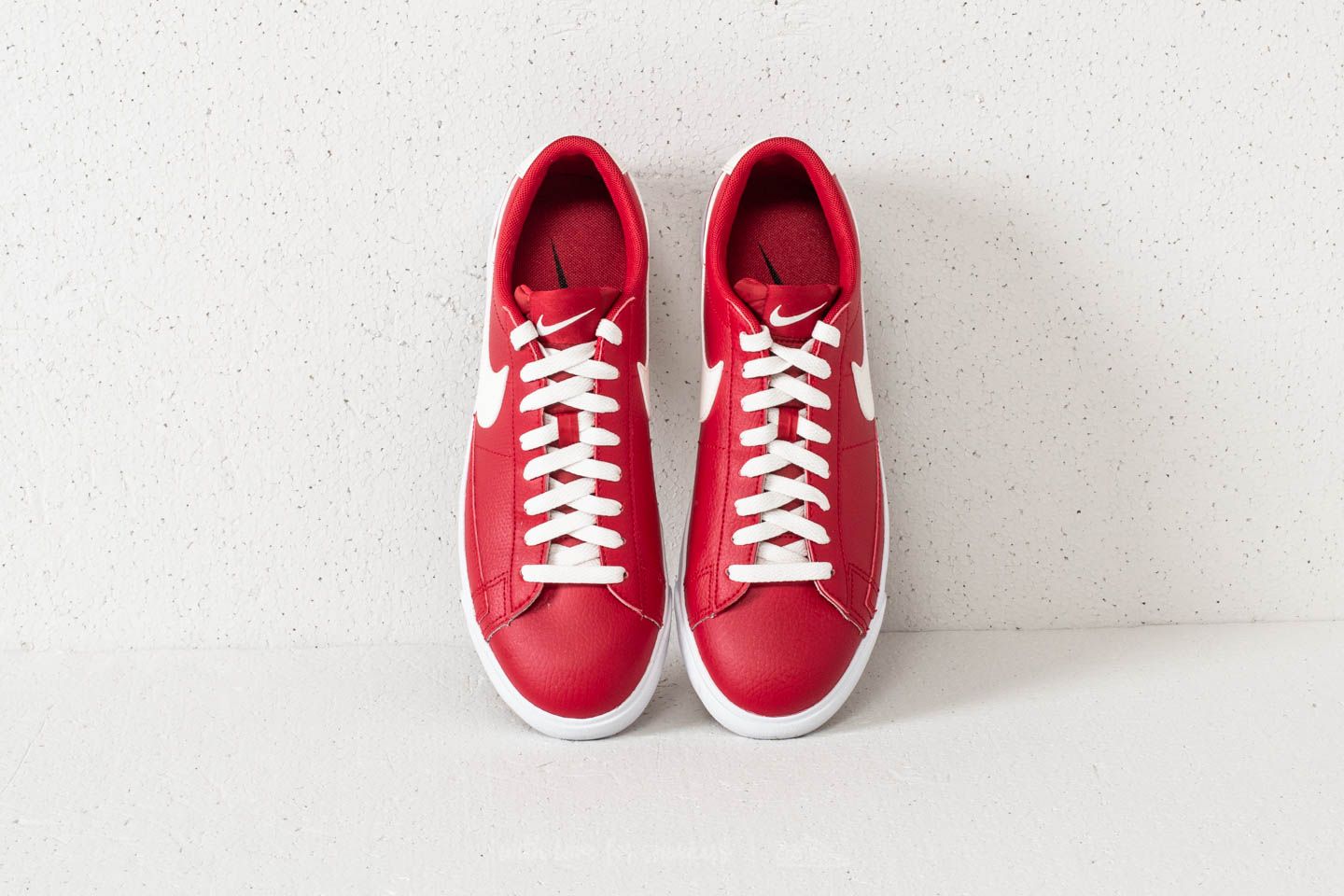Herren Sneaker und Schuhe Nike Blazer Low Leather Gym Red/ Sail
