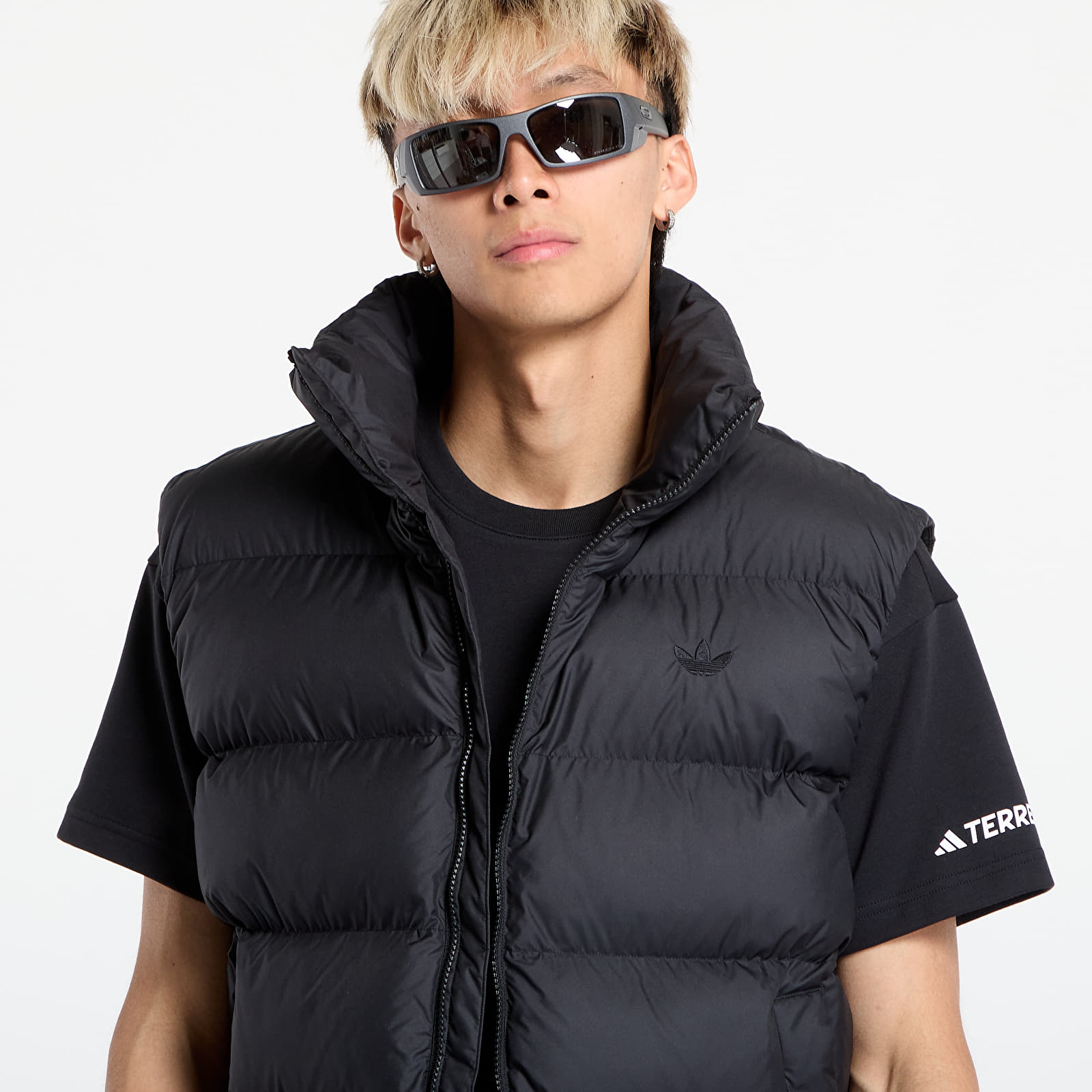 Vester adidas Tonal Puffer Vest Black