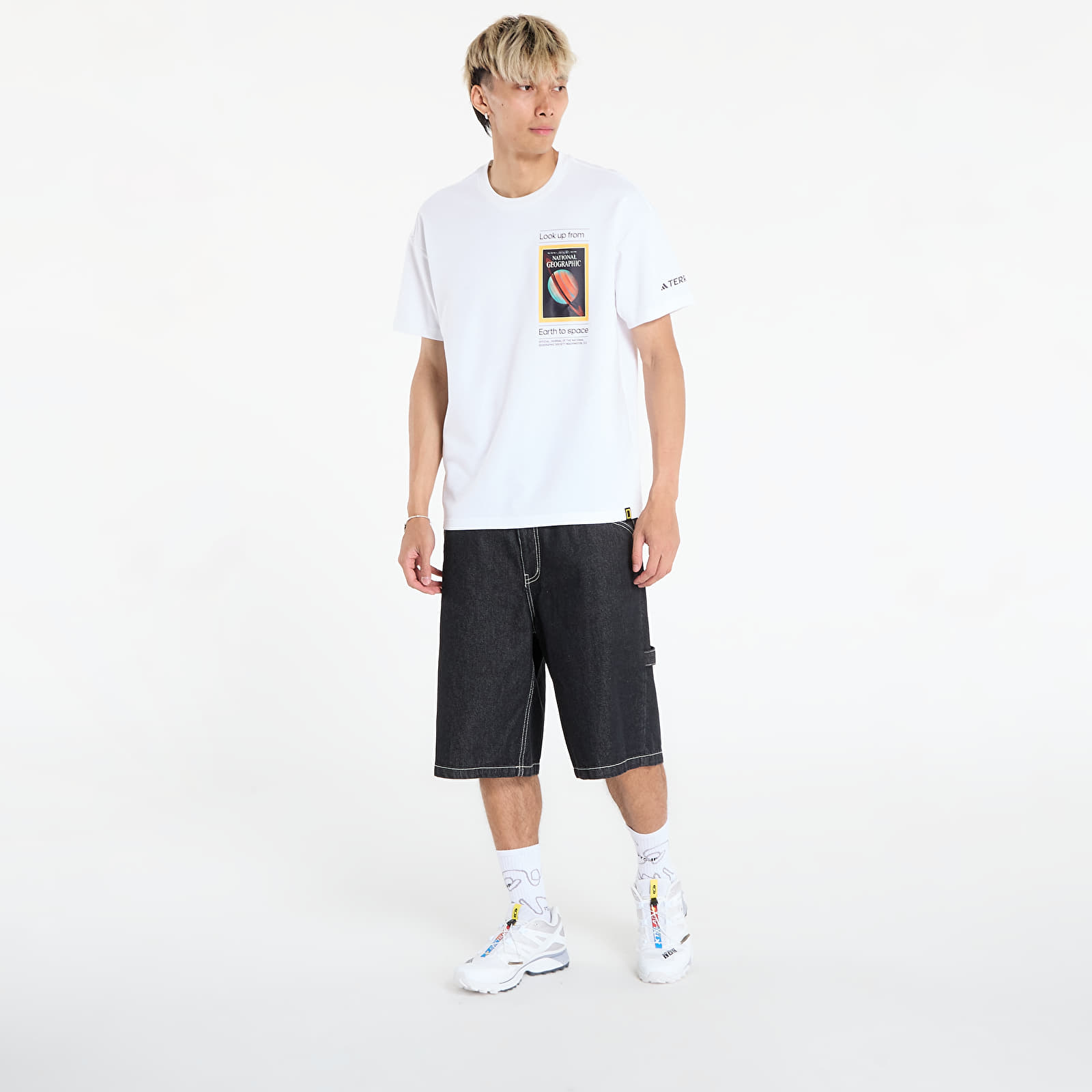 Koszulki adidas National Geographic UF AEROREADY Graphic T-shirt White