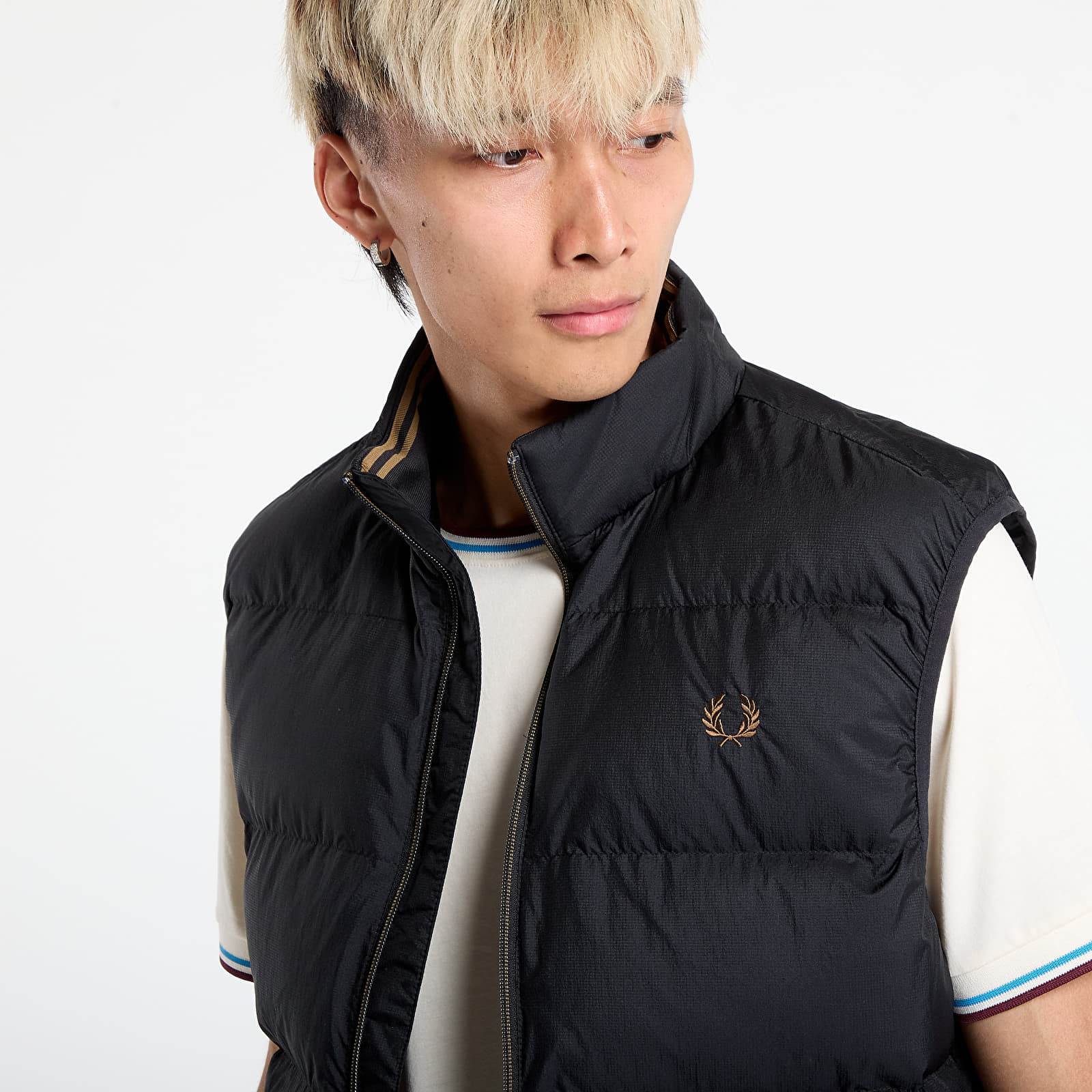 Vests FRED PERRY Insulated Gilet Black