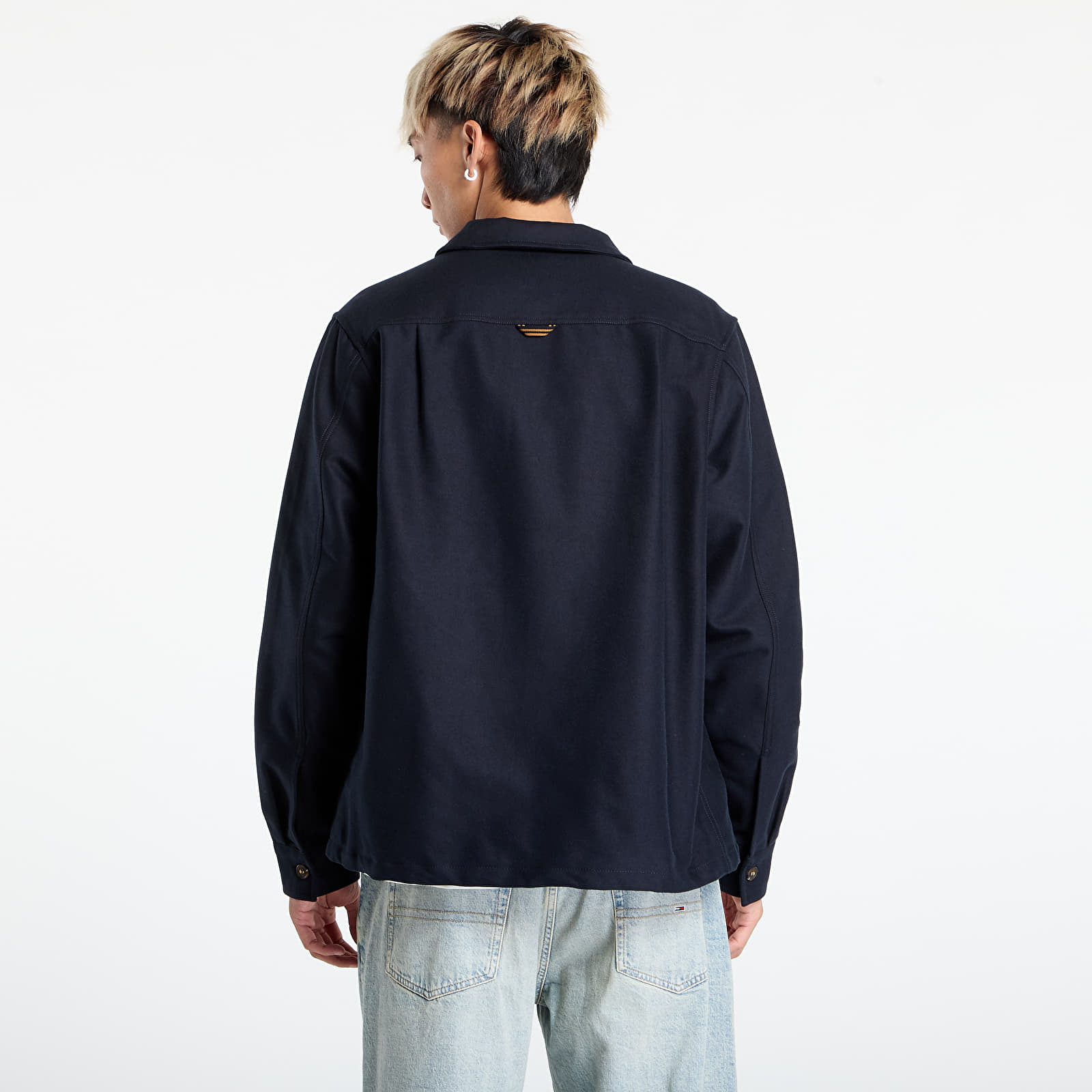 Shirts FRED PERRY Brushed Twill Overshirt Navy