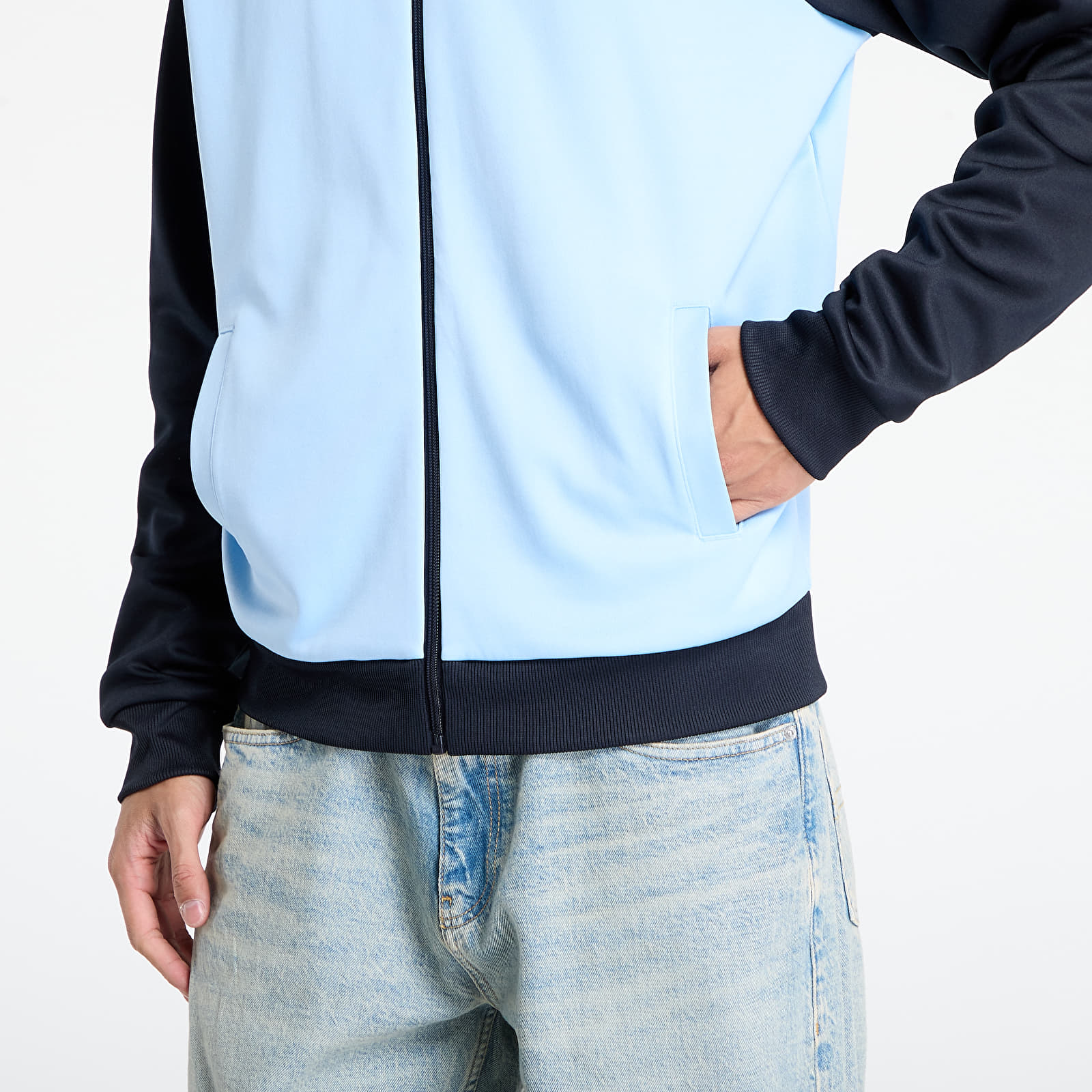 Bluzy FRED PERRY Contrast Sleeve Track Jacket Track Blue/ Navy