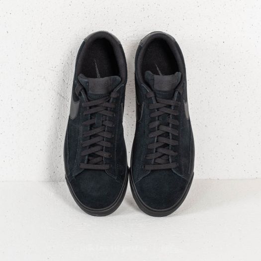 Mens nike blazer shop low black suede