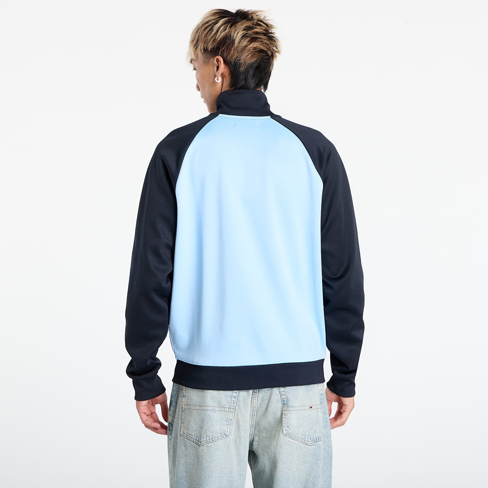 Bluzy FRED PERRY Contrast Sleeve Track Jacket Track Blue/ Navy