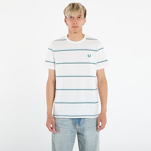 T-särk FRED PERRY Fine Stripe T-Shirt Snow White