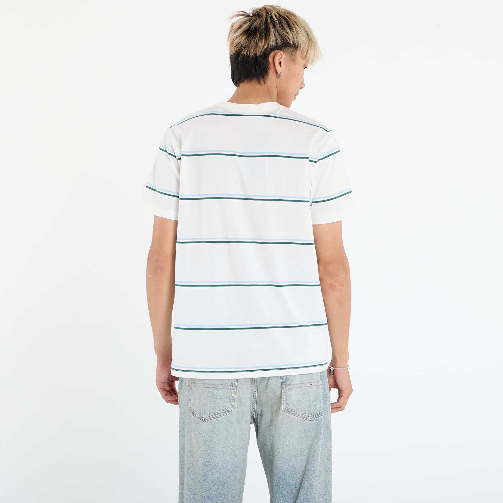 T-särgid FRED PERRY Fine Stripe T-Shirt Snow White