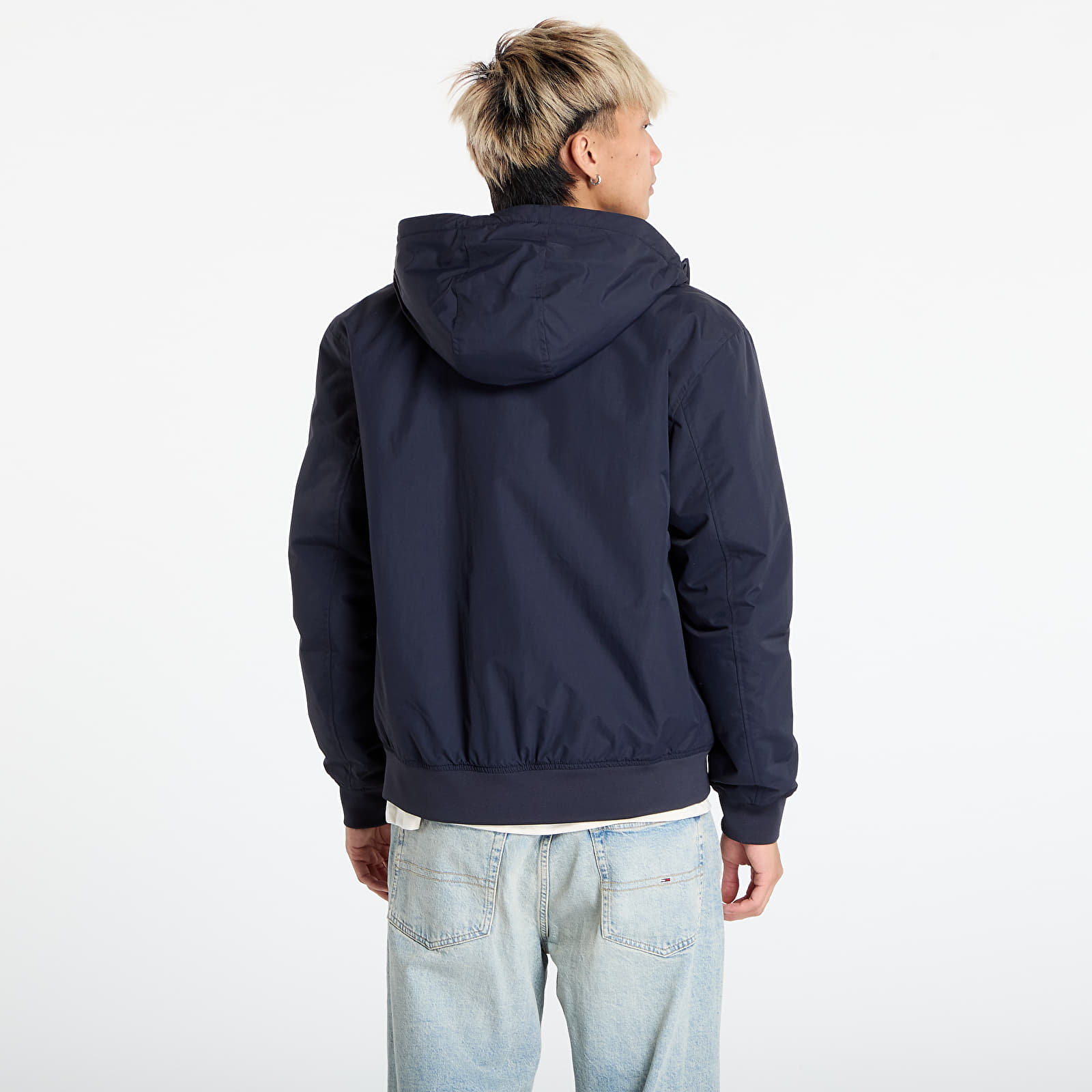Puchówki FRED PERRY Hooded Brentham Jacket Navy