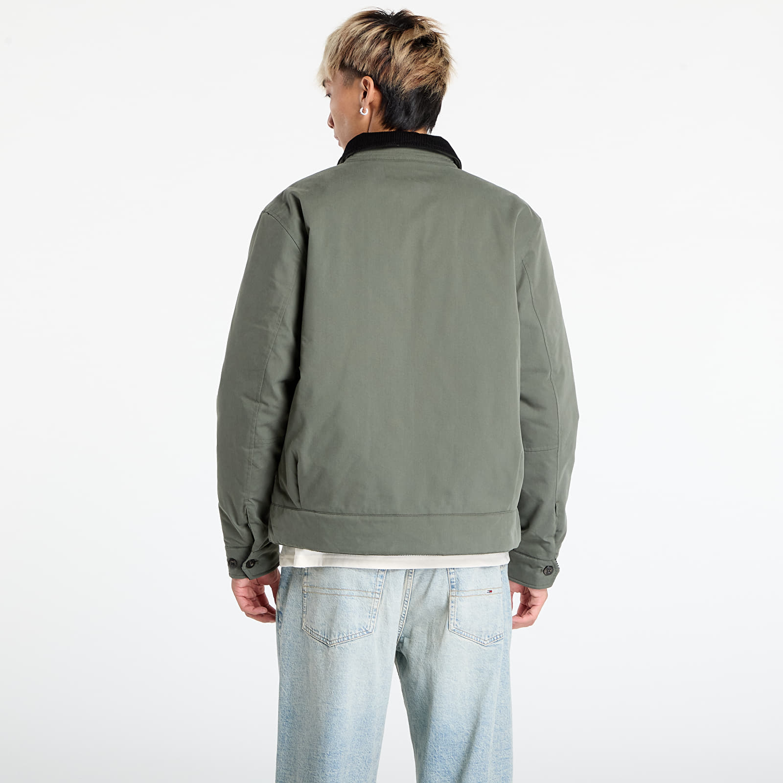 Kurtki FRED PERRY Cotton Caban Jacket Laurel W Grn