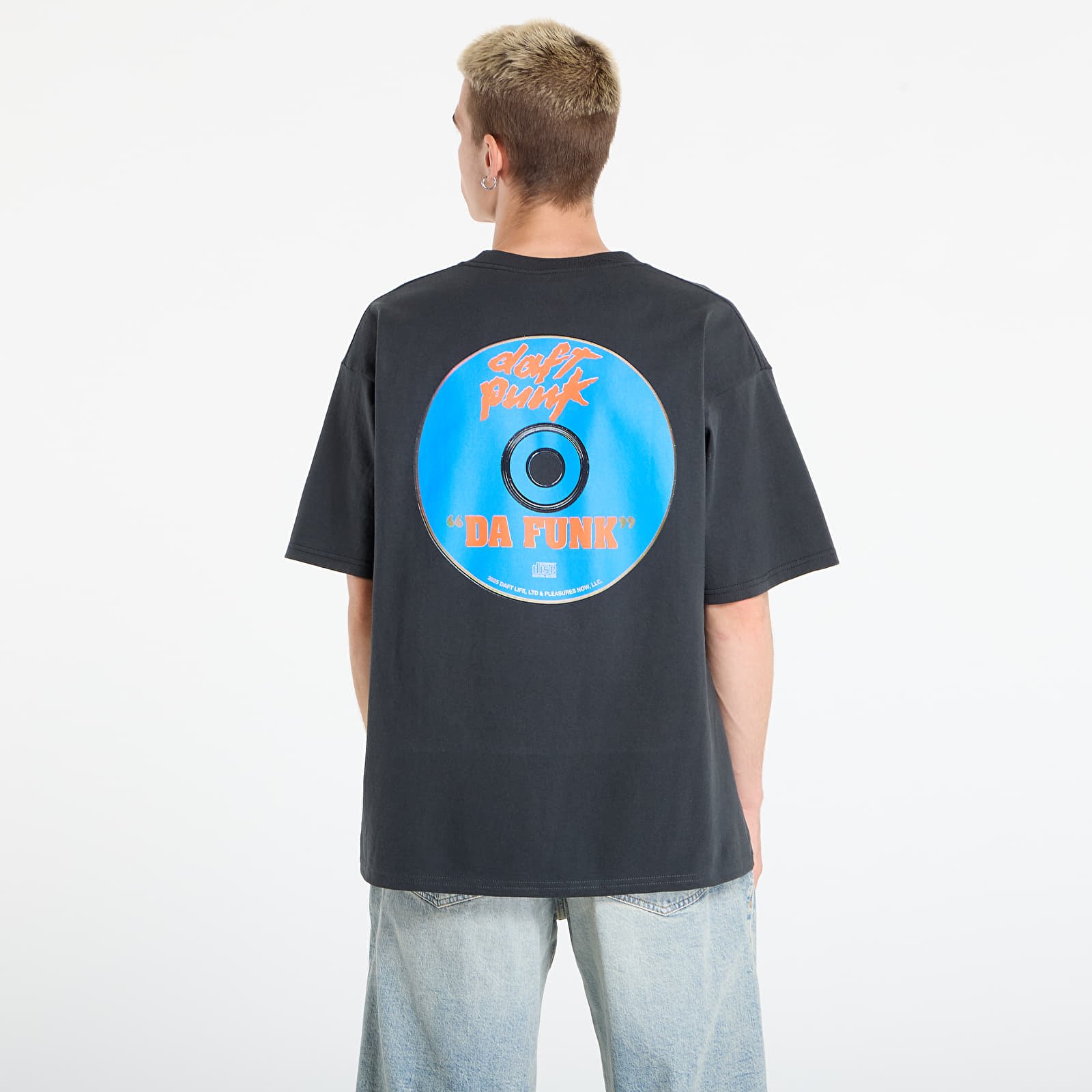 T-shirts PLEASURES Daft Punk T-Shirt Faded Black