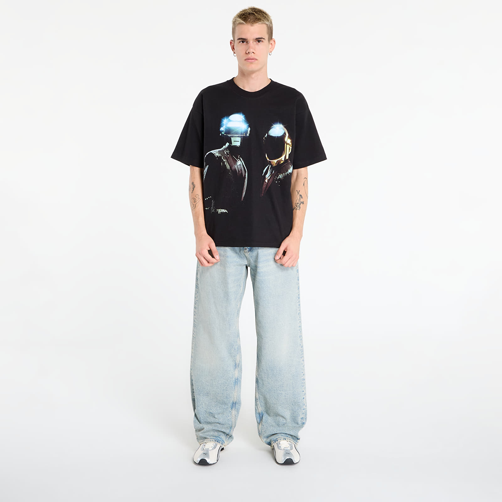 T-shirts PLEASURES Duo T-Shirt Black