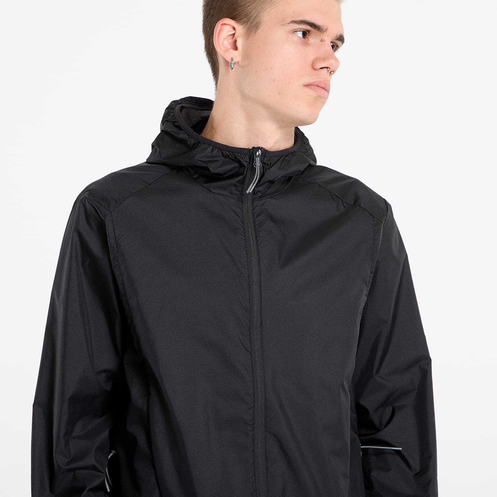 Coach Jackets ROA Hue Packable Wind Jacket Black