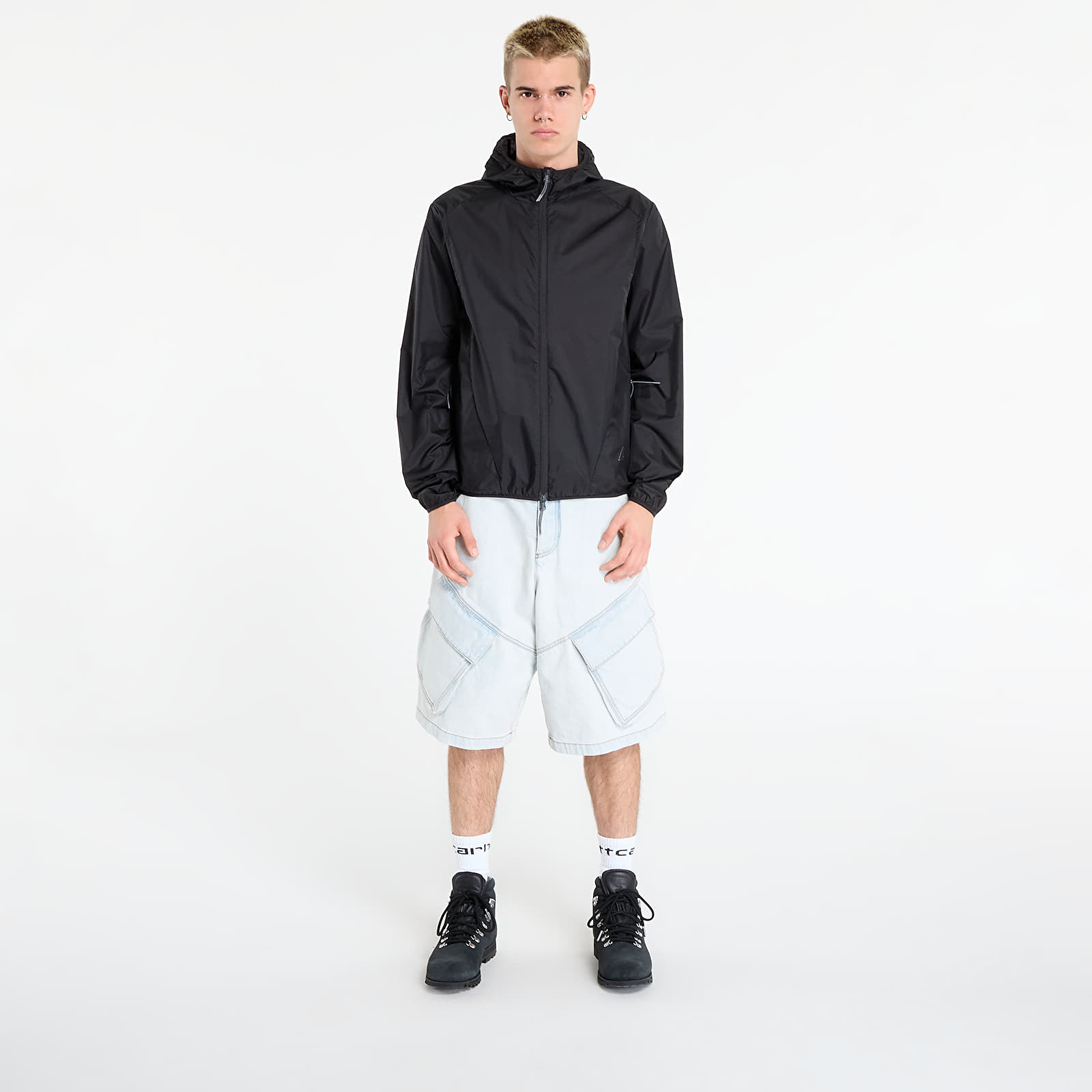 Coach Jackets ROA Hue Packable Wind Jacket Black