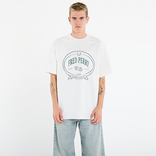 T-särk FRED PERRY Chosen By Champions T-Shirt Snow White