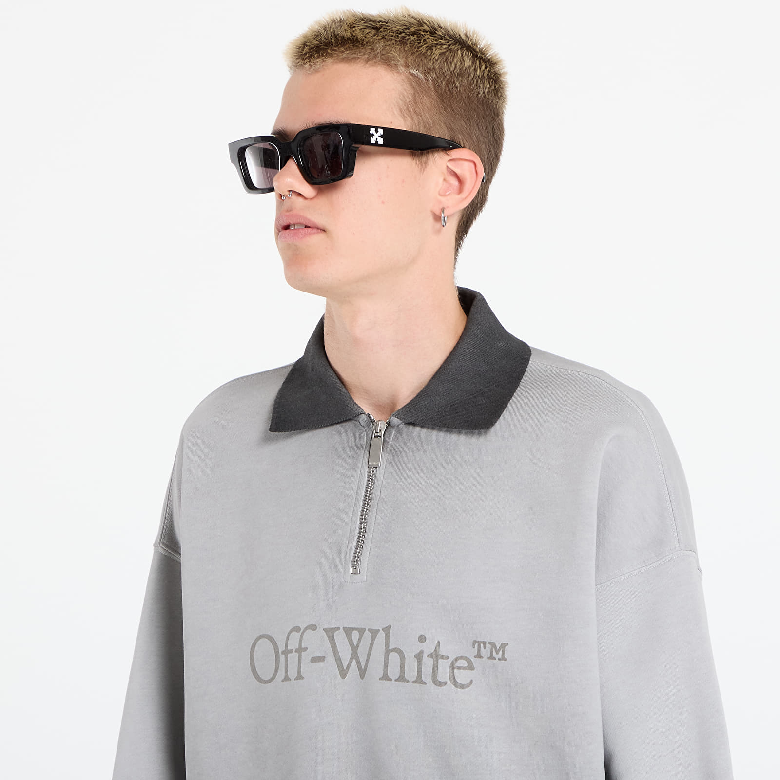 Hoodies and sweatshirts Off-White Laundry Fleece L/S Polo Degradé Black