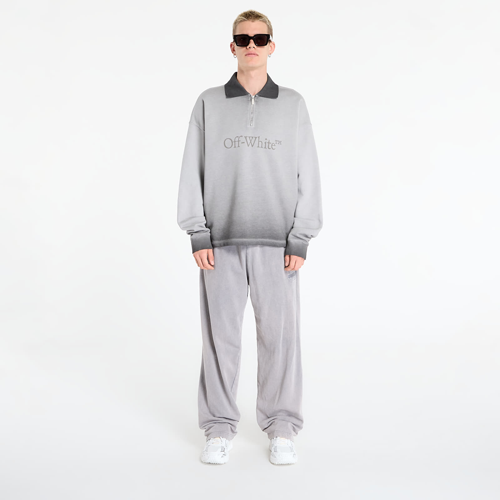 Hoodies and sweatshirts Off-White Laundry Fleece L/S Polo Degradé Black