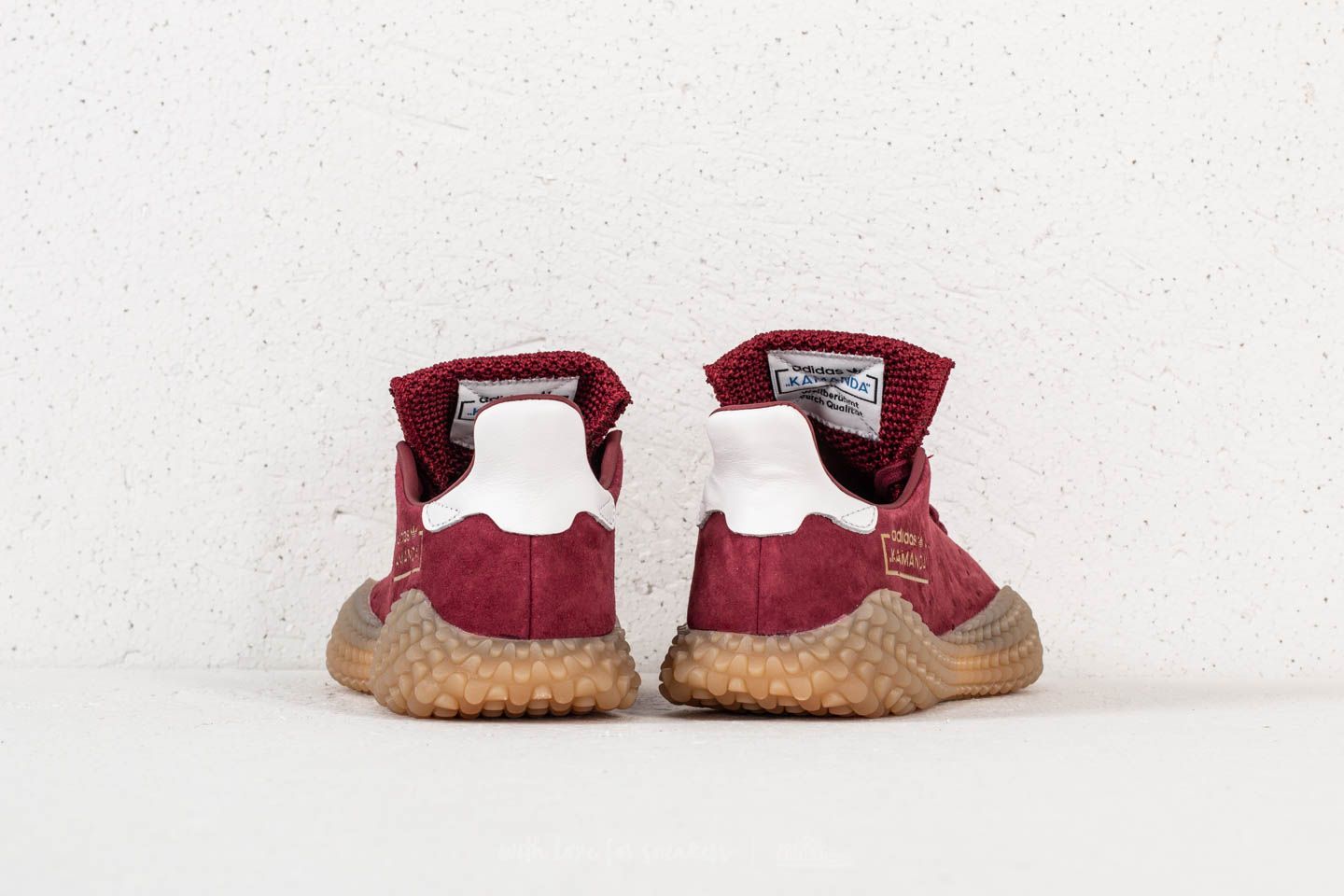 Men s shoes adidas Kamanda Core Burgundy Core Burgundy Gum 3 Footshop