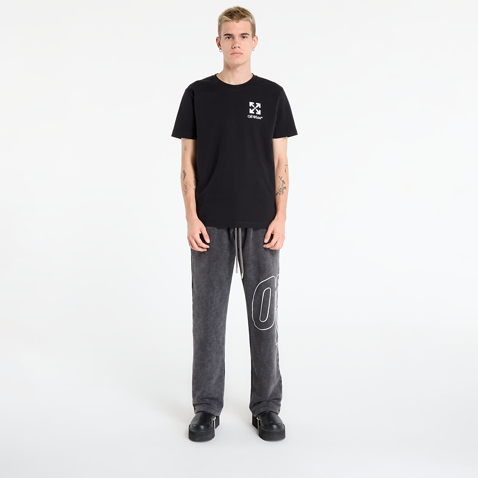 Jogger Pants Off-White Outline Arrow Sweatpant Vintage Black
