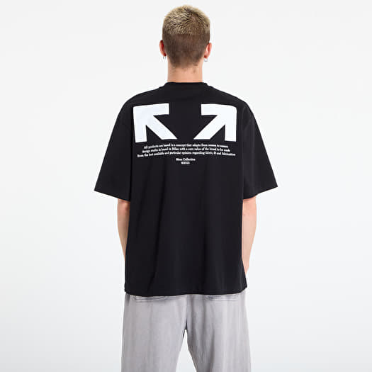 T-shirts Off-White Half Arrow Skate S/S Tee Black/ White