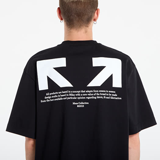 T-shirts Off-White Half Arrow Skate S/S Tee Black/ White