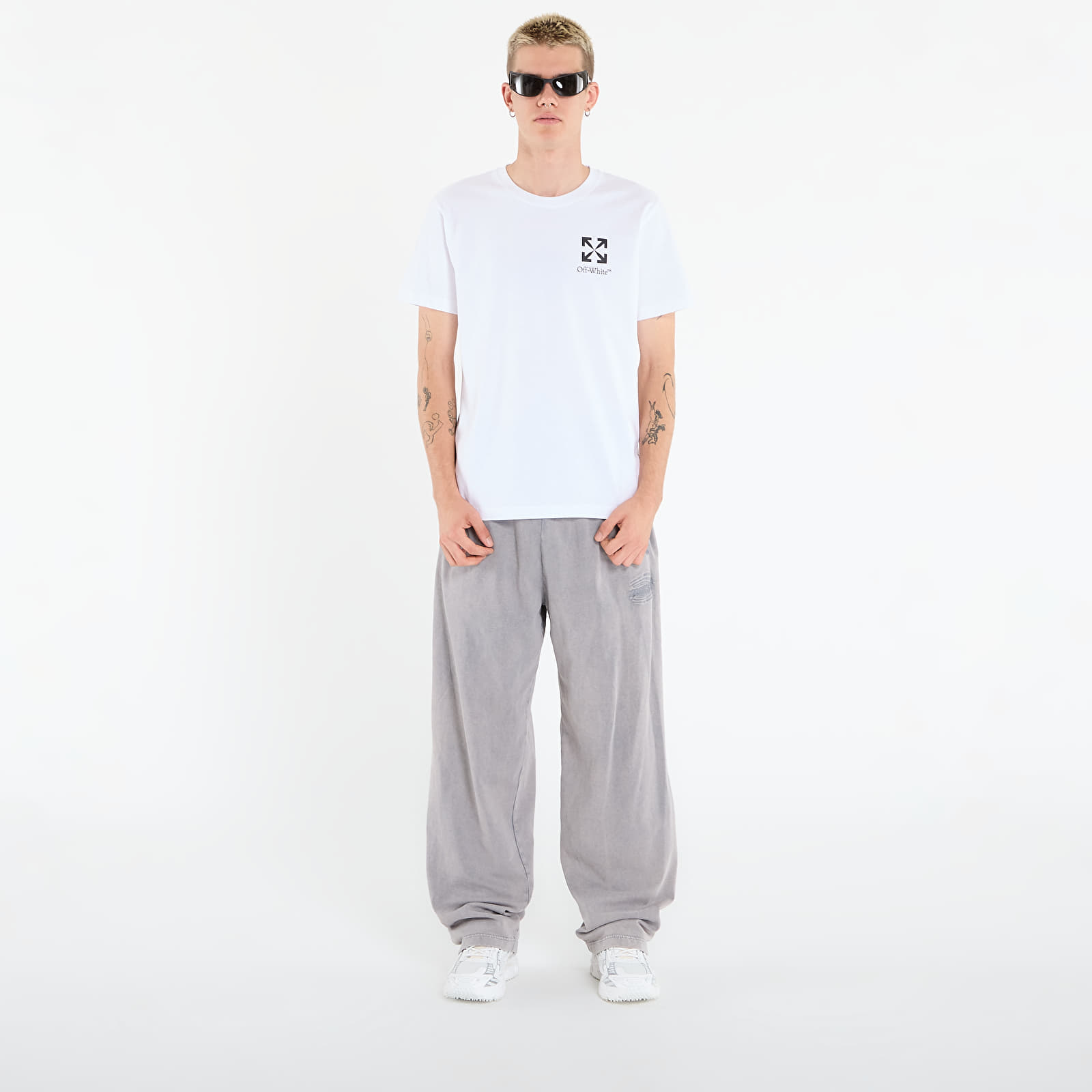 T-shirts Off-White Small Arrow Slim S/S Tee White/ Black