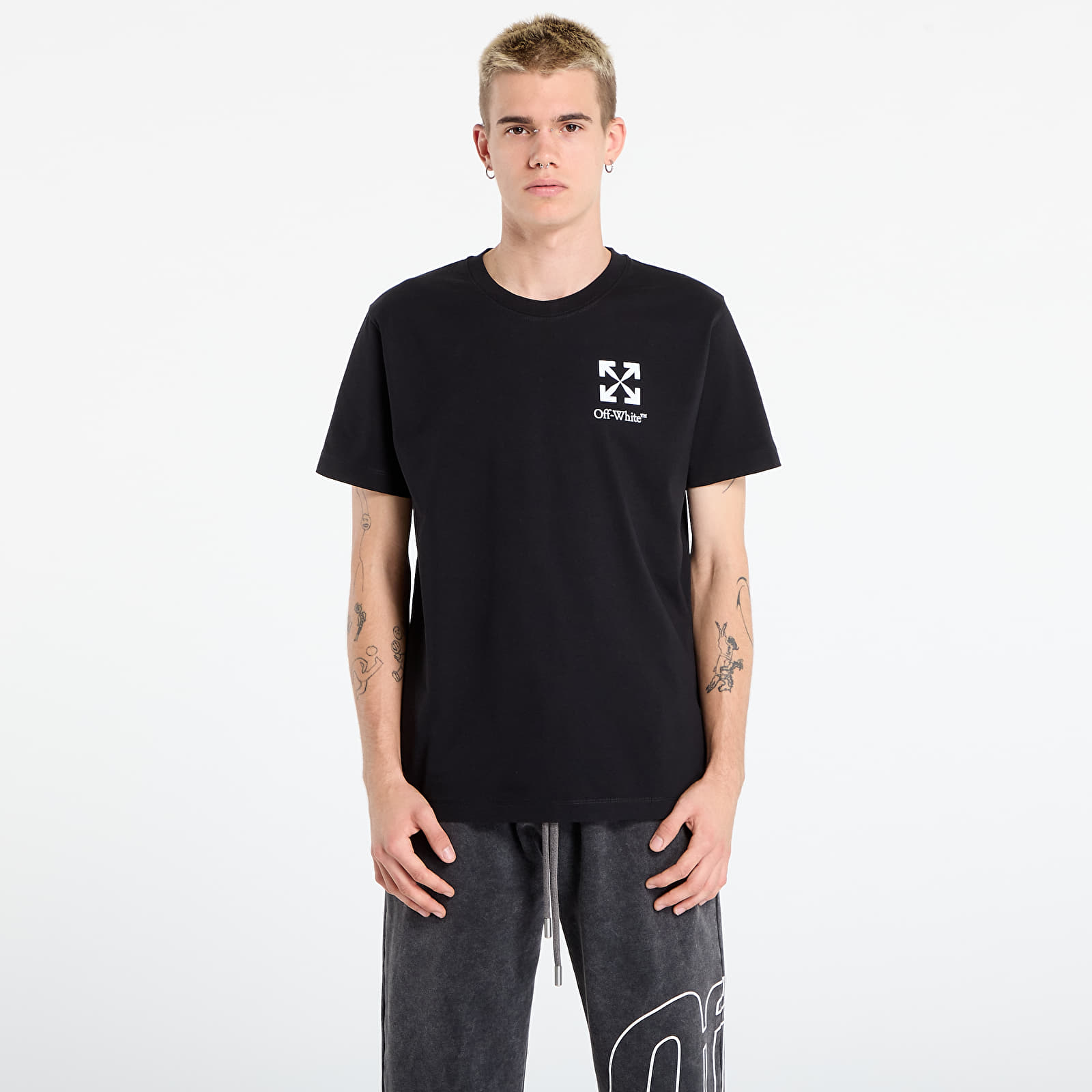 T-shirts Off-White Small Arrow Slim S/S Tee Black/ White