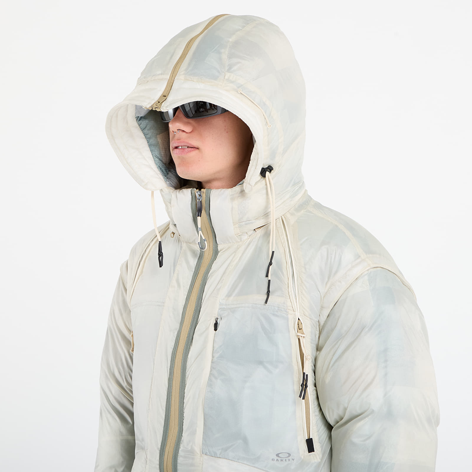 Pufferjakker Oakley Latitude Soar Puffer Jacket Mountain Camo Green