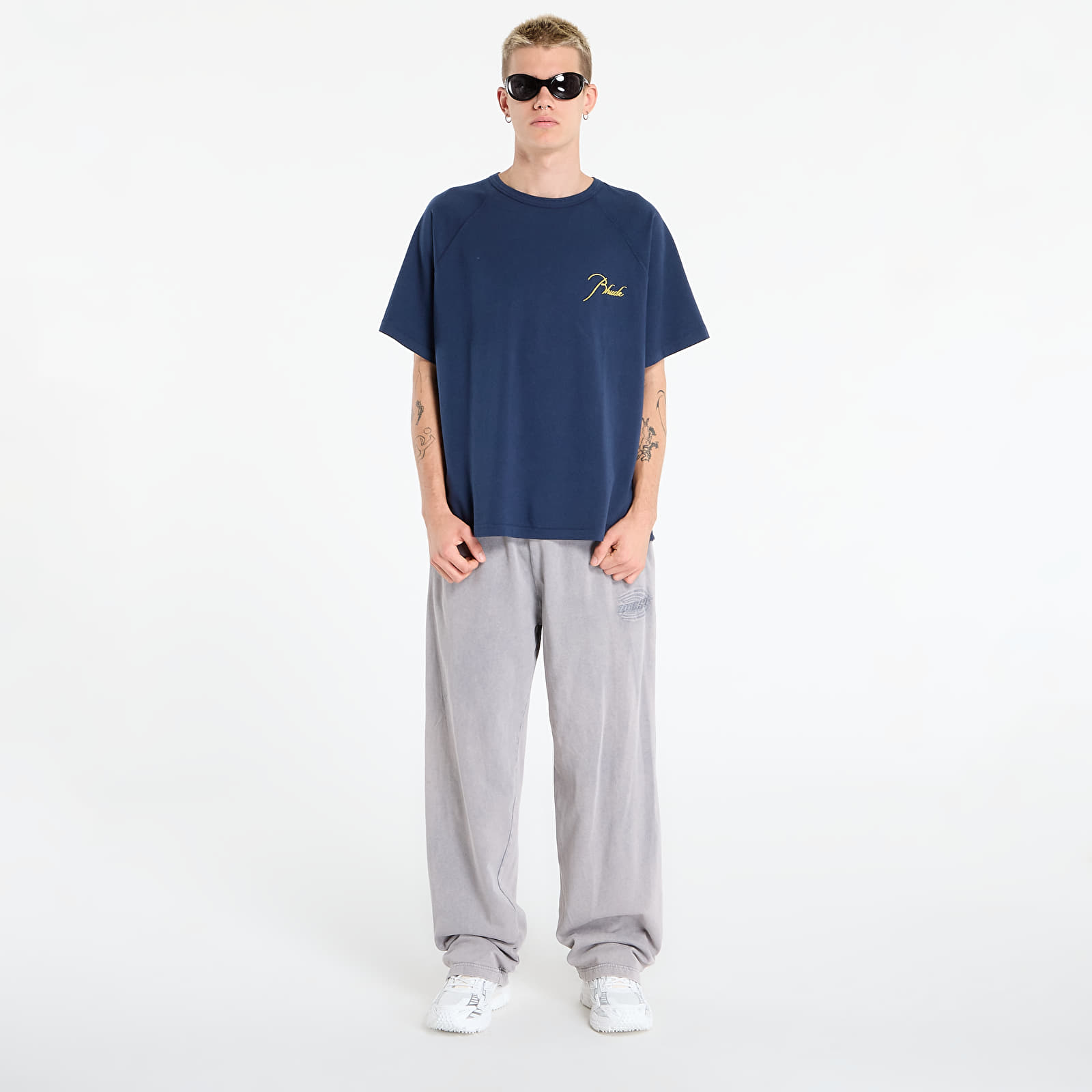 T-shirts Rhude Classique Raglan Tee Navy/ Yellow