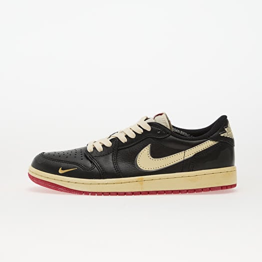 Nigel Sylvester x Air Jordan 1 Low OG “Nitro” (IB8958-001) Black/ Muslin-Varsity Red