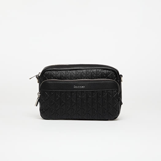 Bag Calvin Klein Emblem Aop Emboss Crossover Black