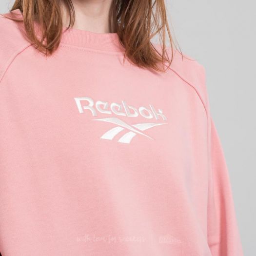 Pink reebok sweatshirt store
