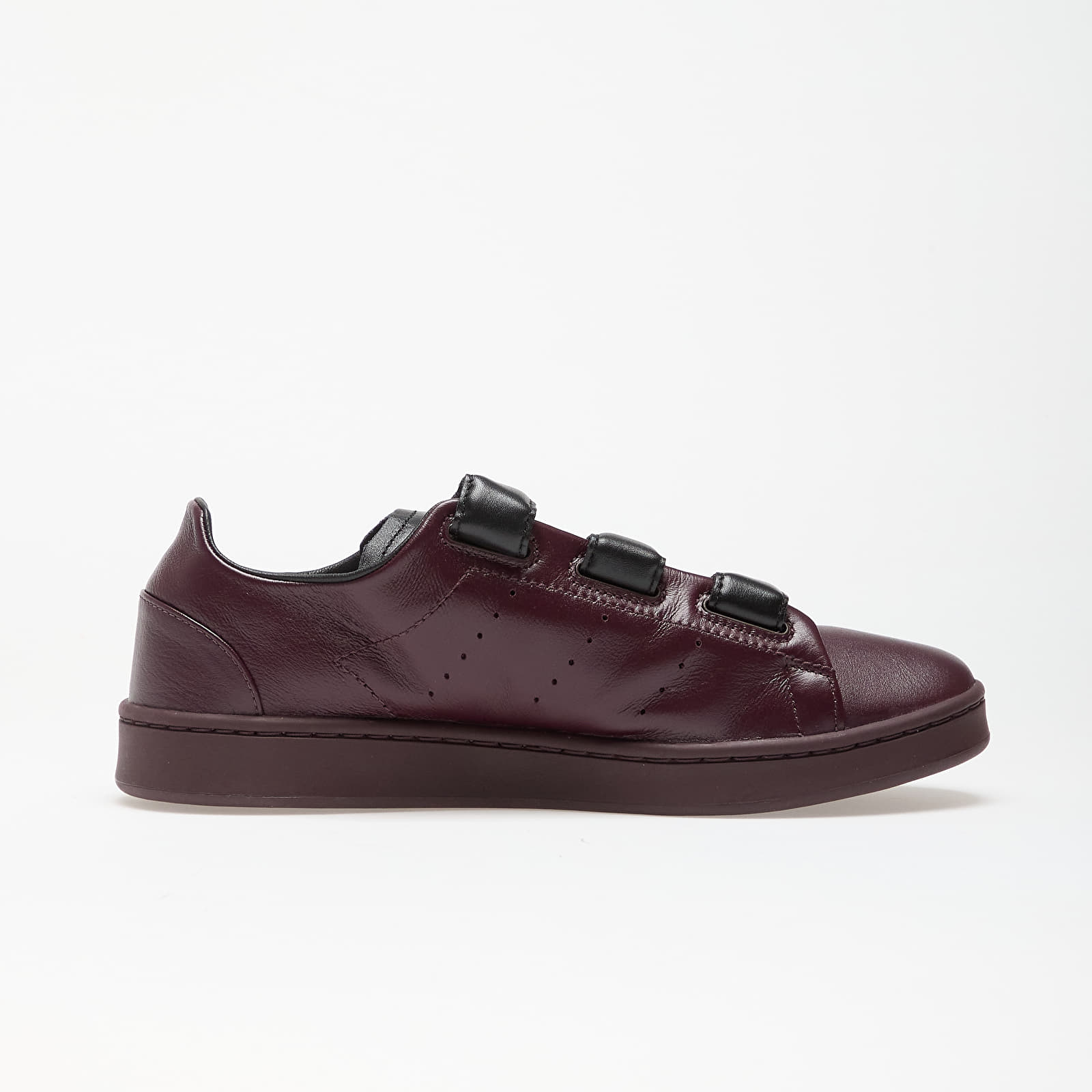 Herren Sneaker und Schuhe Y-3 Stan Smith Velcro Shadow Maroon/ Shadow Maroon/ Black