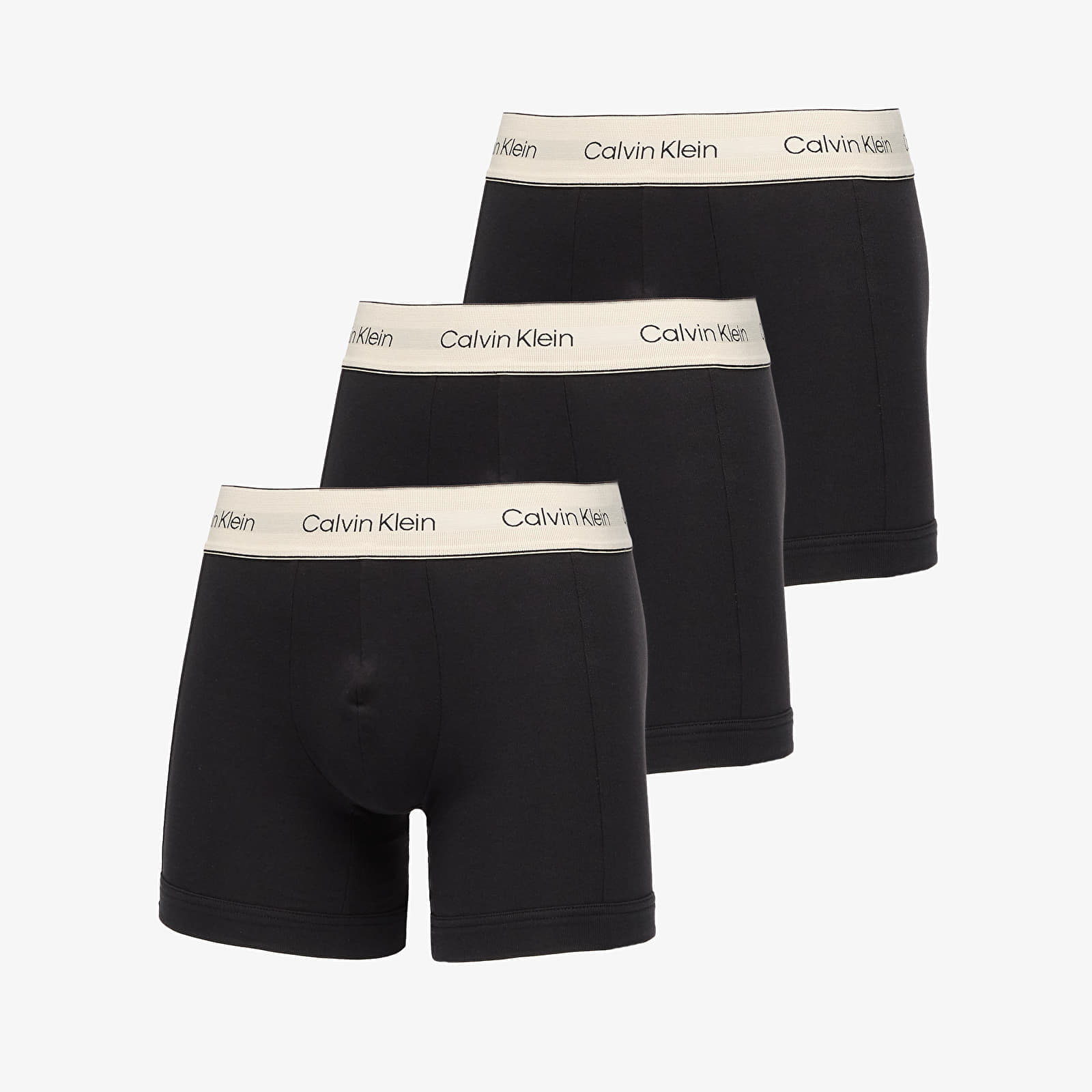 Boxeri Calvin Klein Boxer Brief 3-Pack Black M
