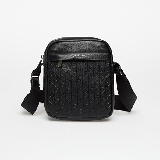 Bag Calvin Klein Emblem Aop Emboss Crossover Black