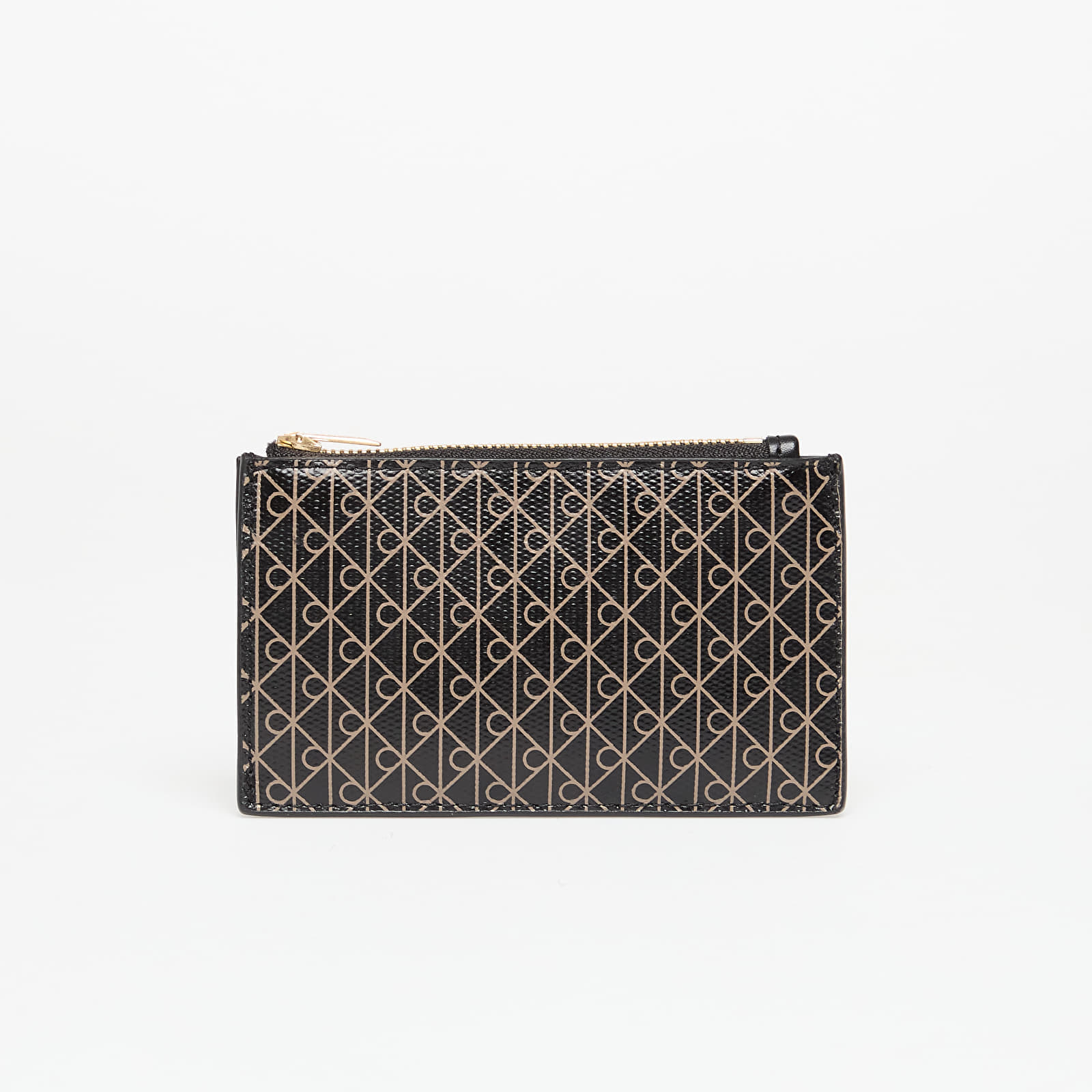 Портфейл Calvin Klein Emblem Aop Top Zip Cardholder Black Universal