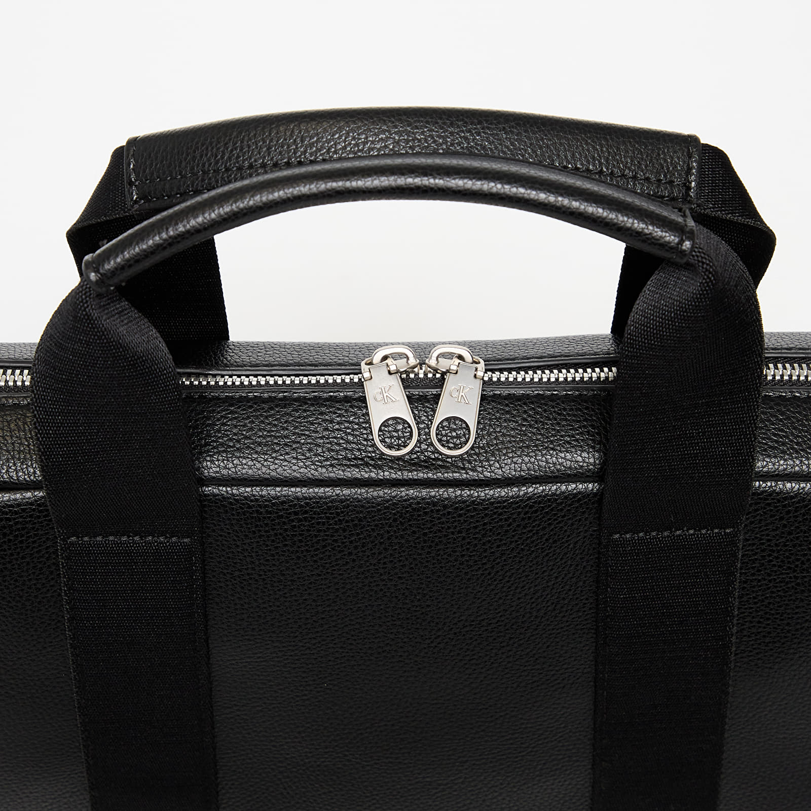 Men's Shoulder Bags Calvin Klein Webbing Strap Laptop Computer Bag Black