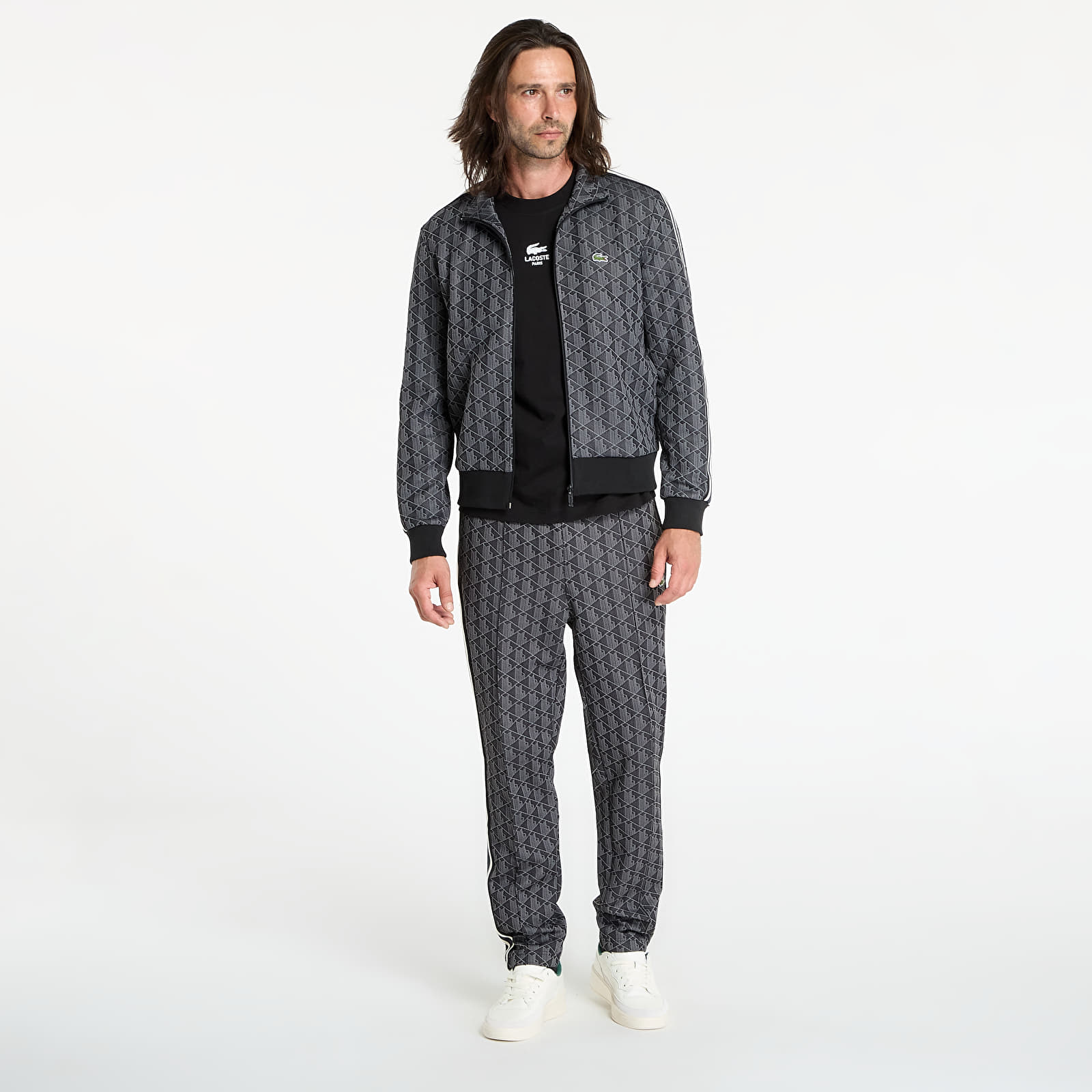 Miesten hupparit LACOSTE Men's Sweatshirt Black/ Graphite
