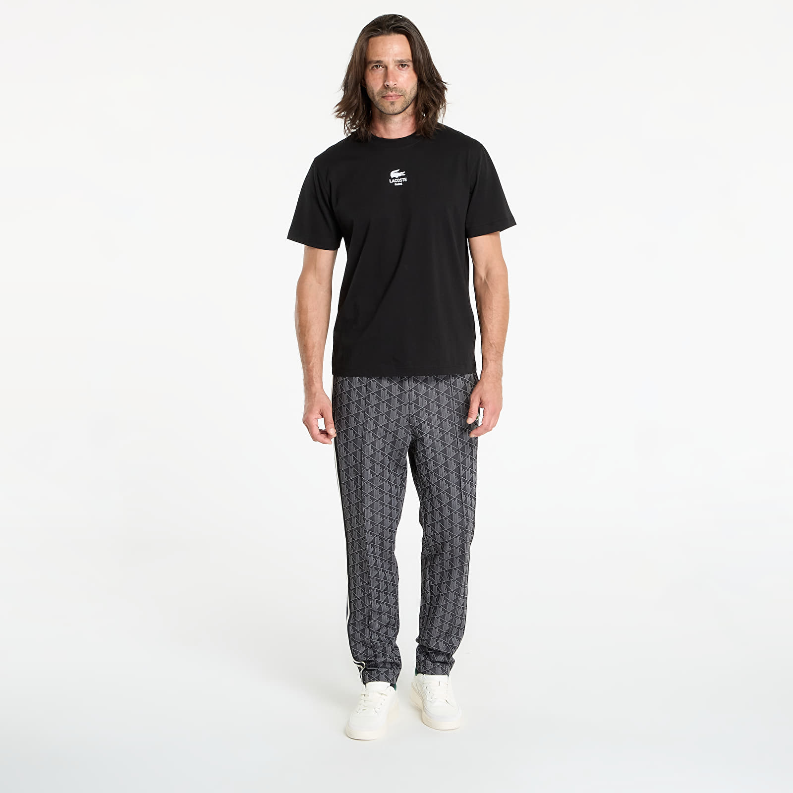 Ανδρικές φόρμες LACOSTE Men's Tracksuit Trousers Black/ Graphite