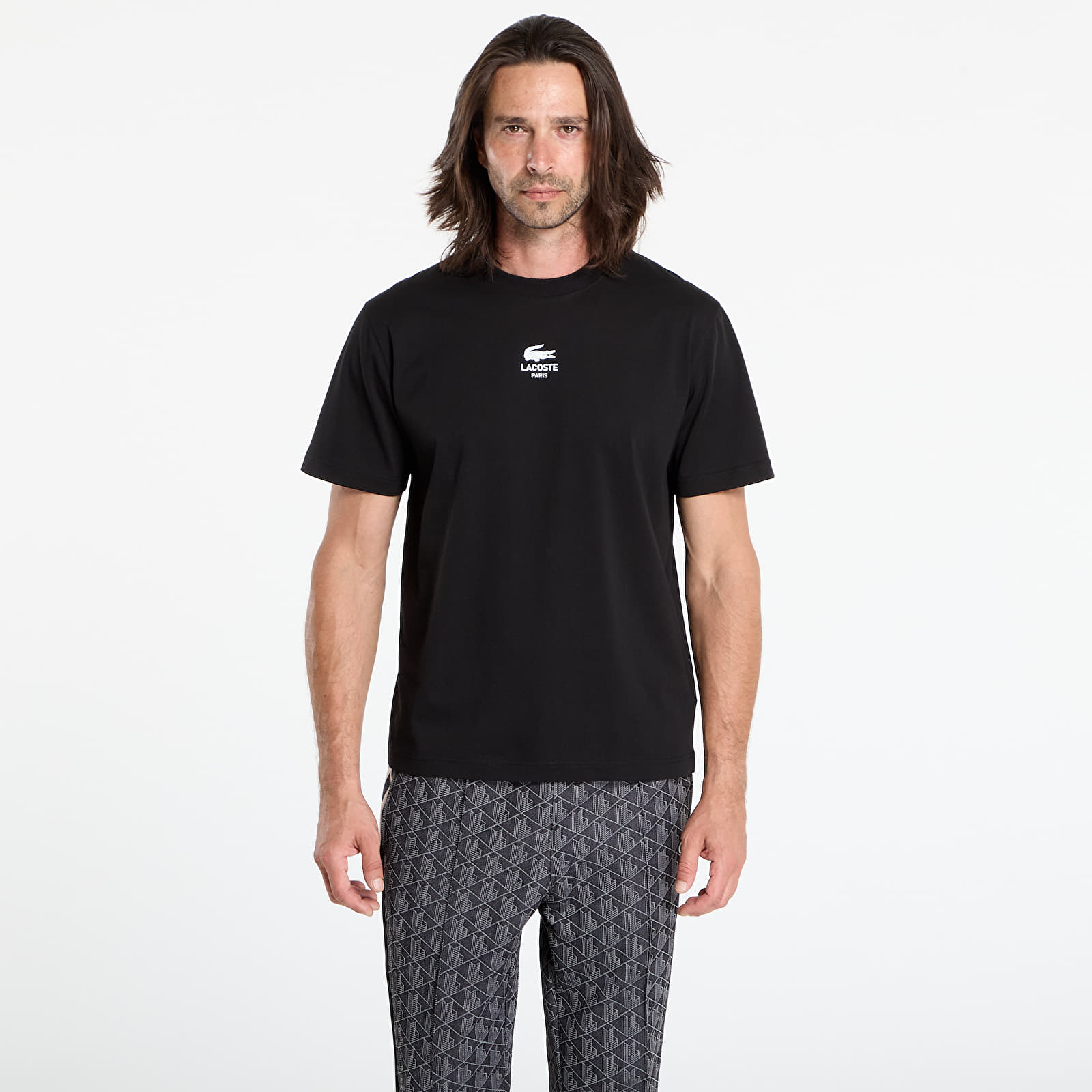 Miesten T-paidat LACOSTE Men's Tee-Shirt Black