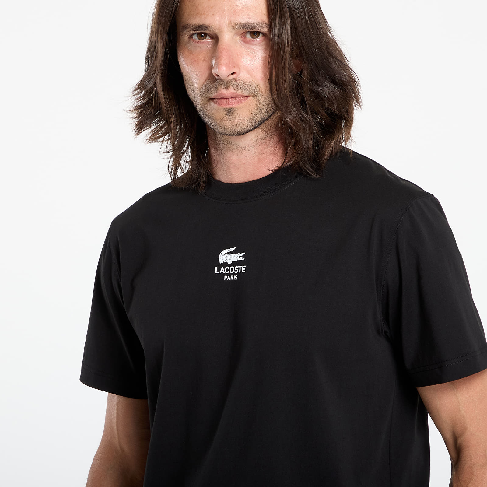 Miesten T-paidat LACOSTE Men's Tee-Shirt Black