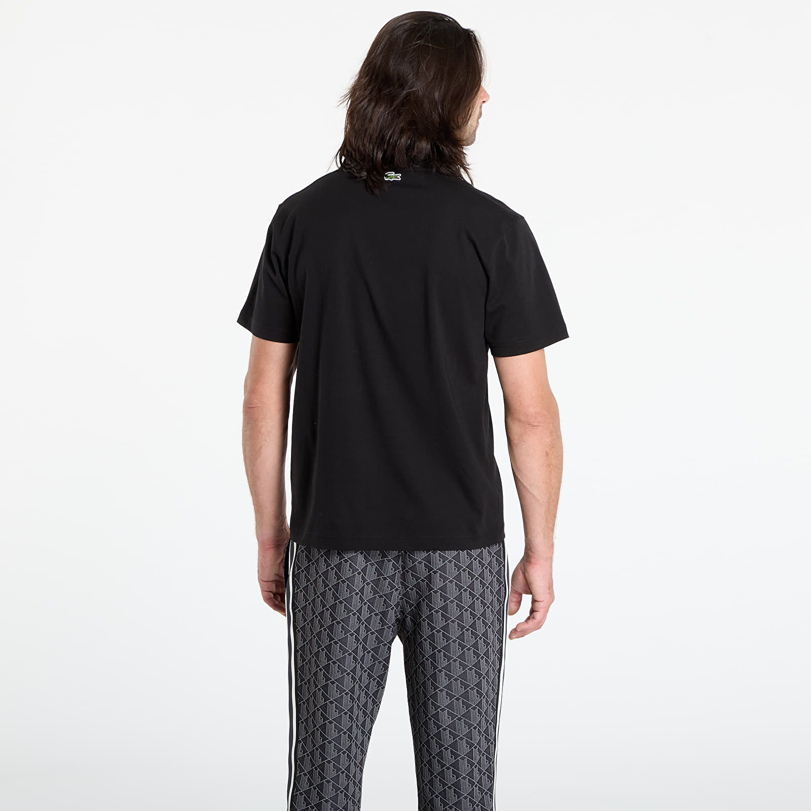Miesten T-paidat LACOSTE Men's Tee-Shirt Black
