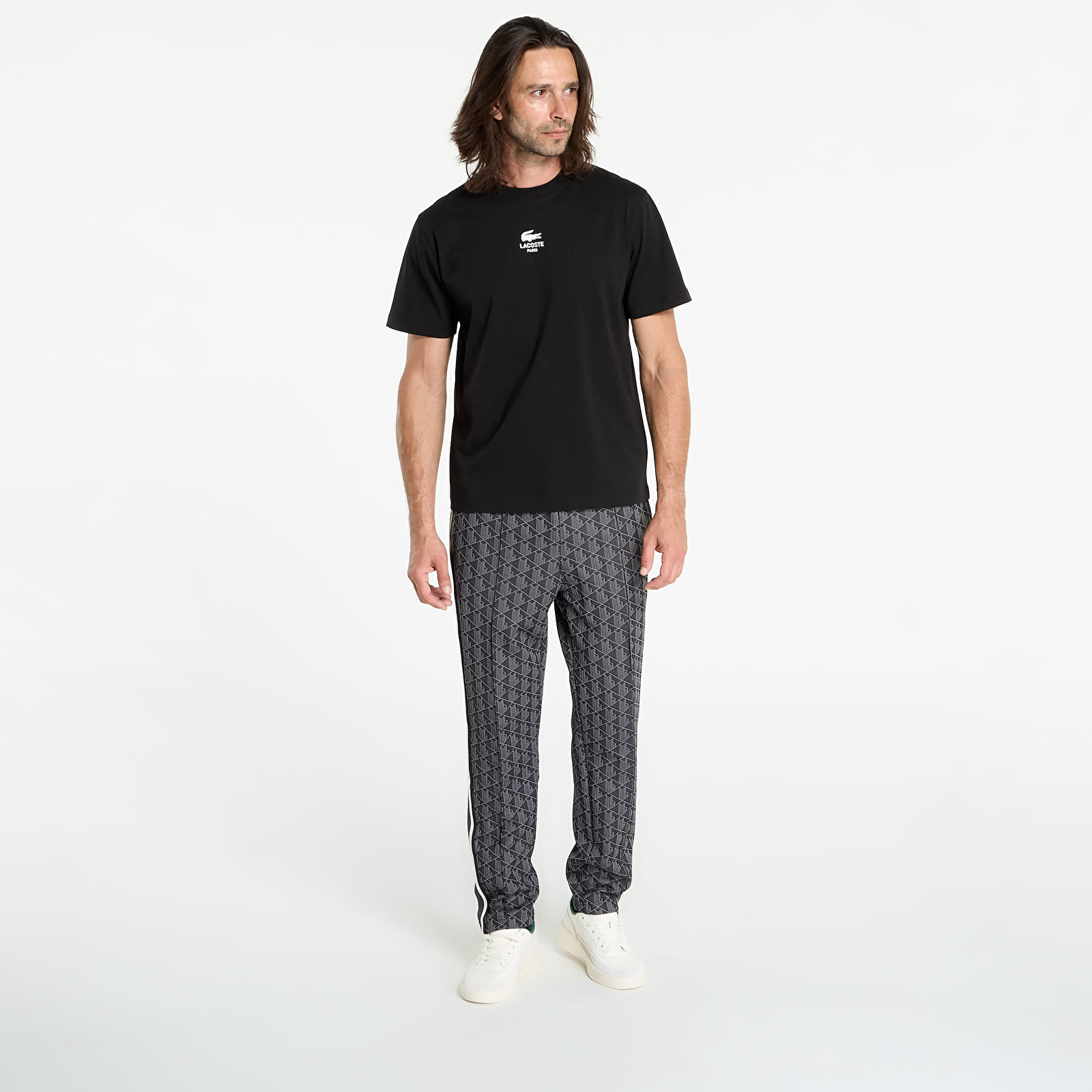 Miesten T-paidat LACOSTE Men's Tee-Shirt Black