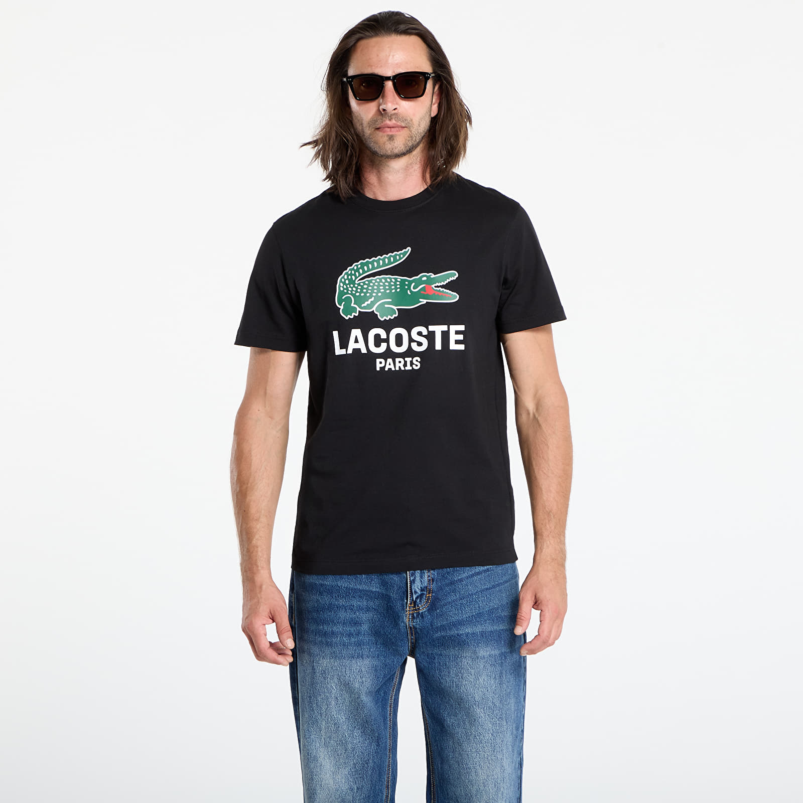 Miesten T-paidat LACOSTE Men's Tee-Shirt Black