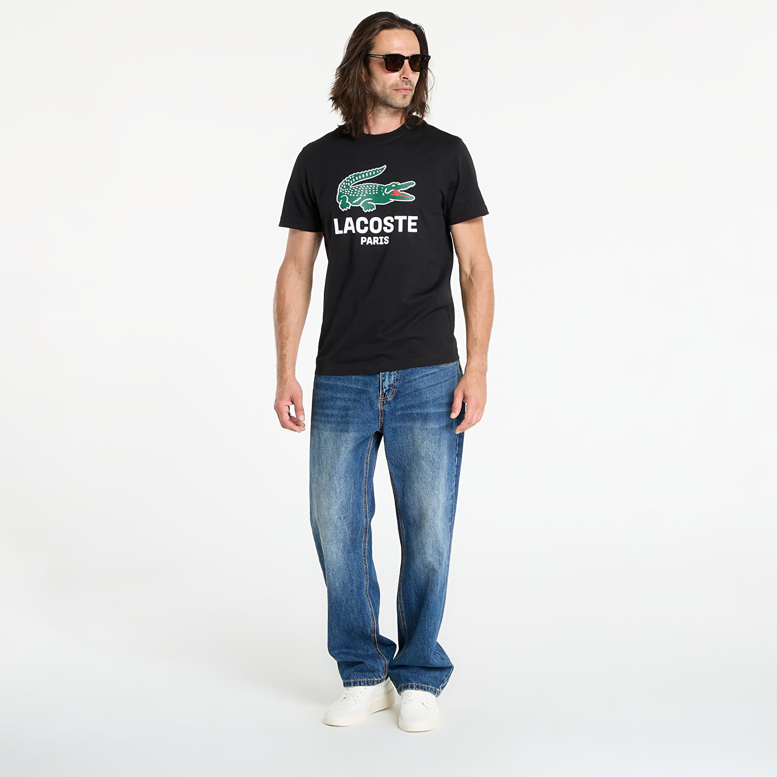 Miesten T-paidat LACOSTE Men's Tee-Shirt Black