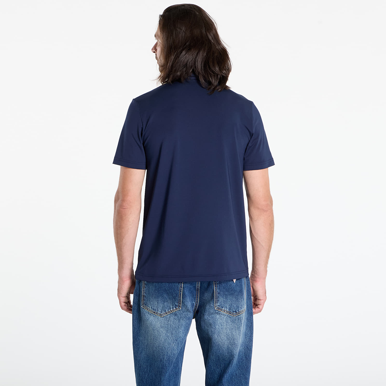 Miesten T-paidat LACOSTE Men's S/S Polo Navy Blue/ France Blue-Flour