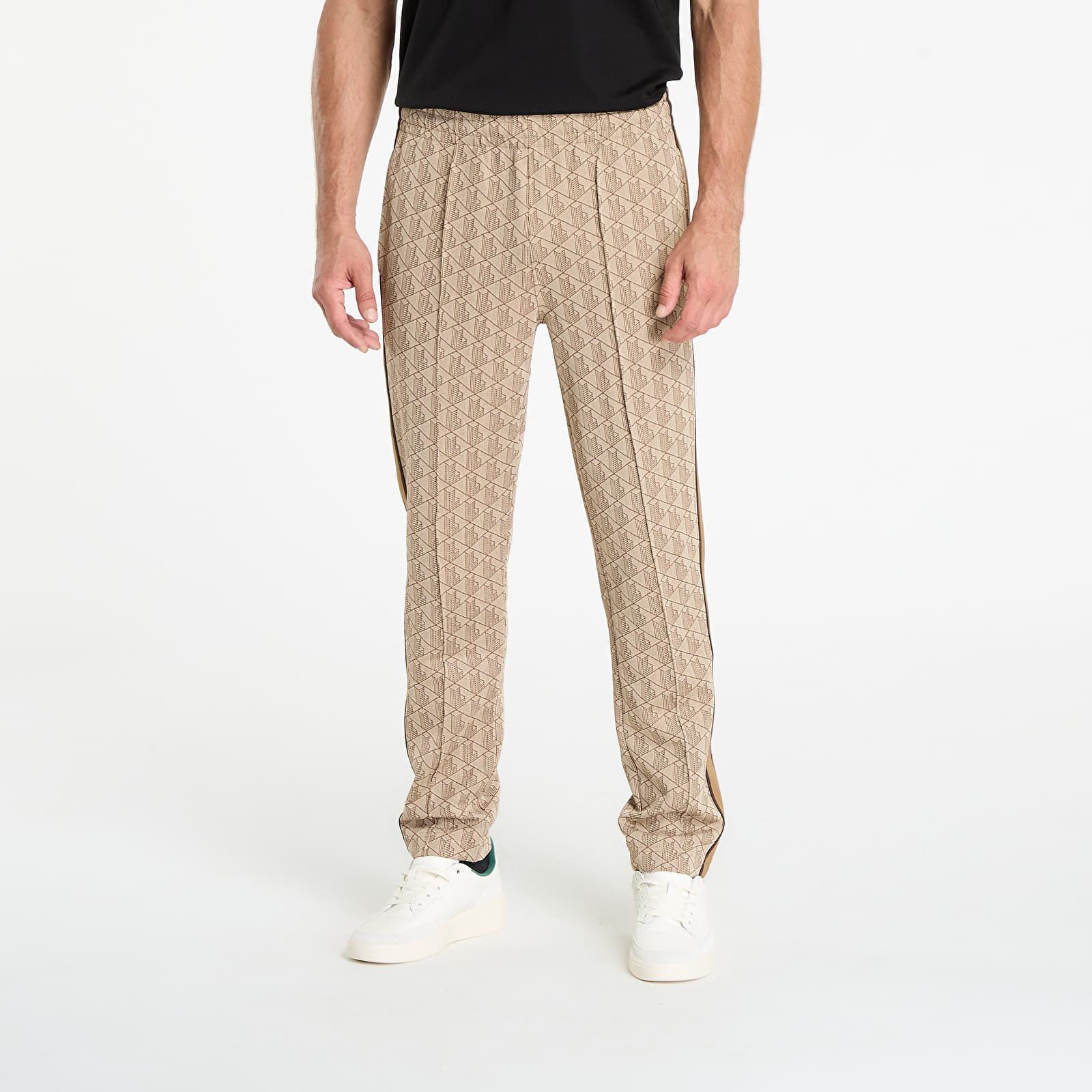 Pantaloni LACOSTE Mens Tracksuit Trousers Croissant/ Cookie-Port 0 L