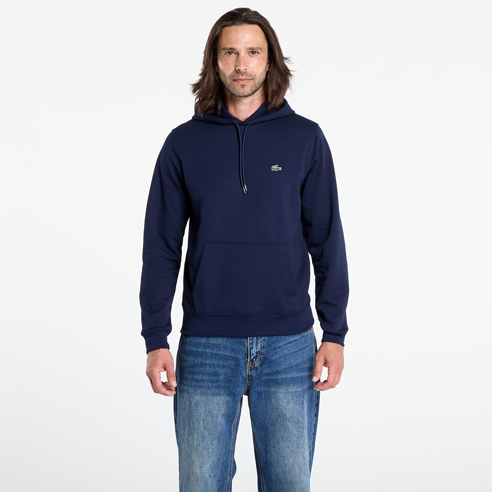 Miesten hupparit LACOSTE Men's Sweatshirt Navy Blue