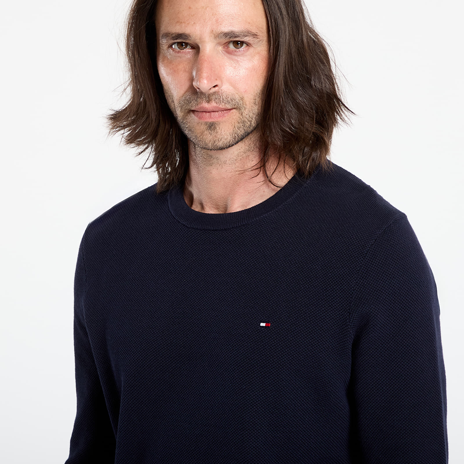 Moški hoodiji  Tommy Hilfiger Essential Structure Sweat Blue