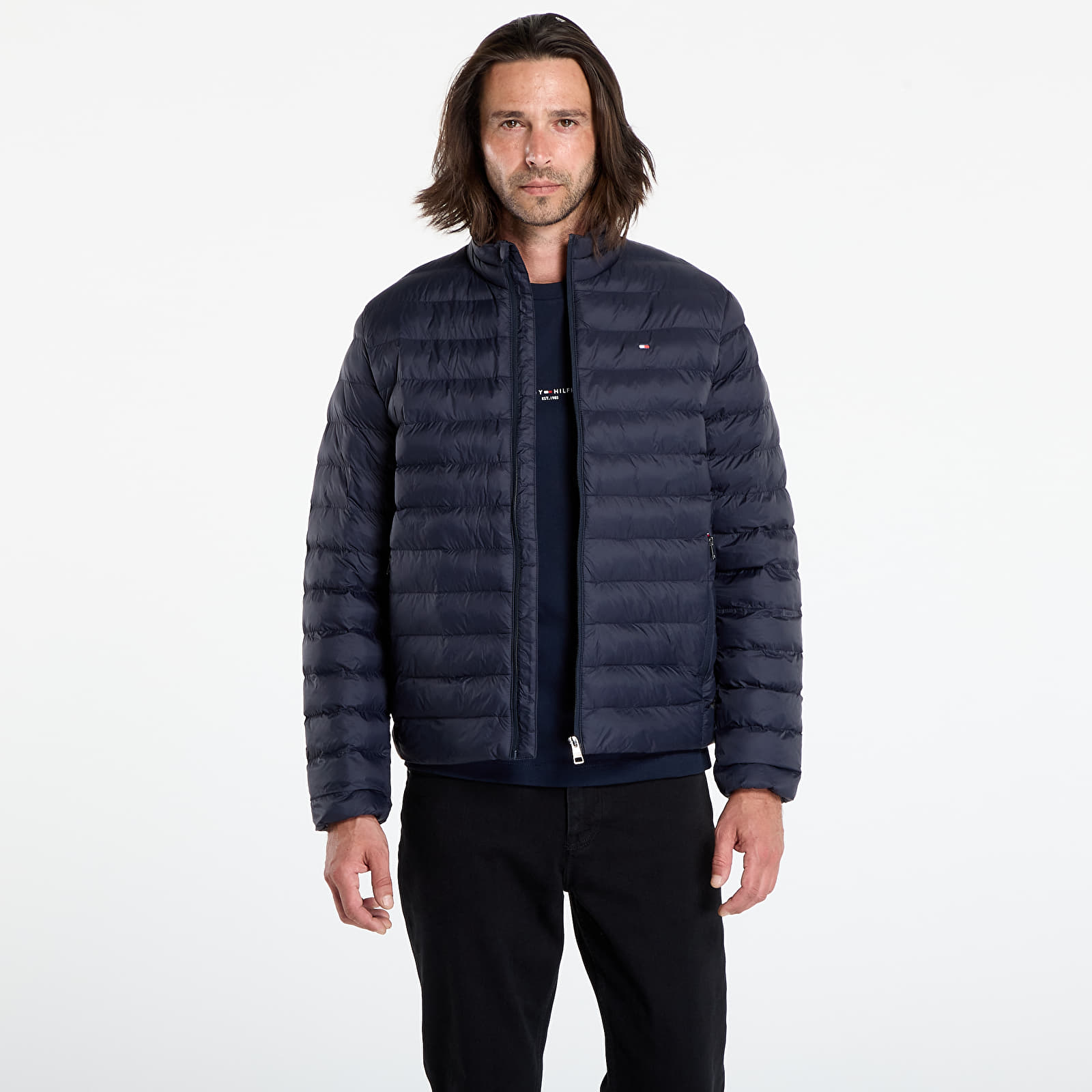Men's jackets Tommy Hilfiger Core Packable Jacket Blue